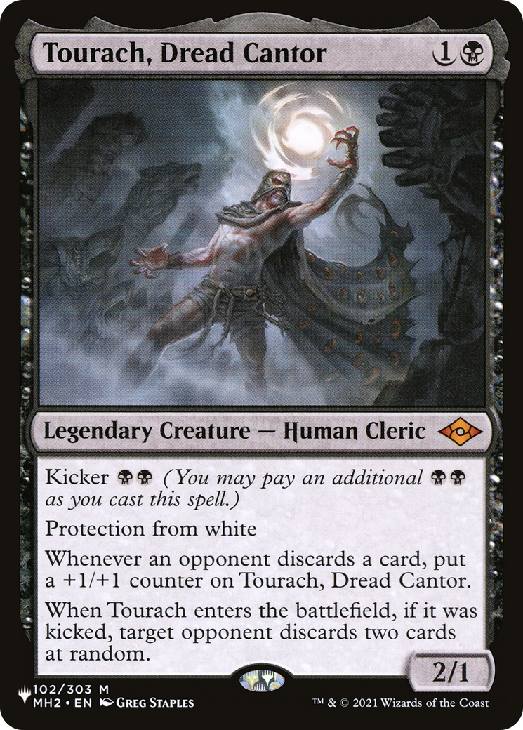 Tourach, Dread Cantor [The List Reprints] | Cards and Coasters CA