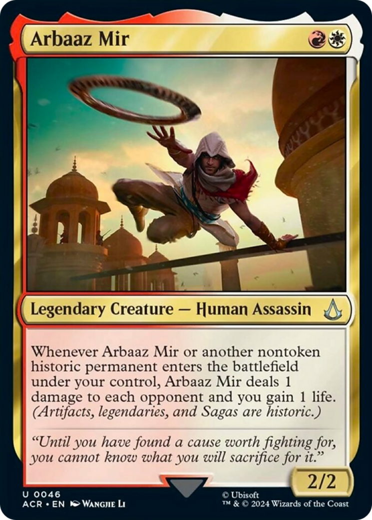 Arbaaz Mir [Assassin's Creed] | Cards and Coasters CA
