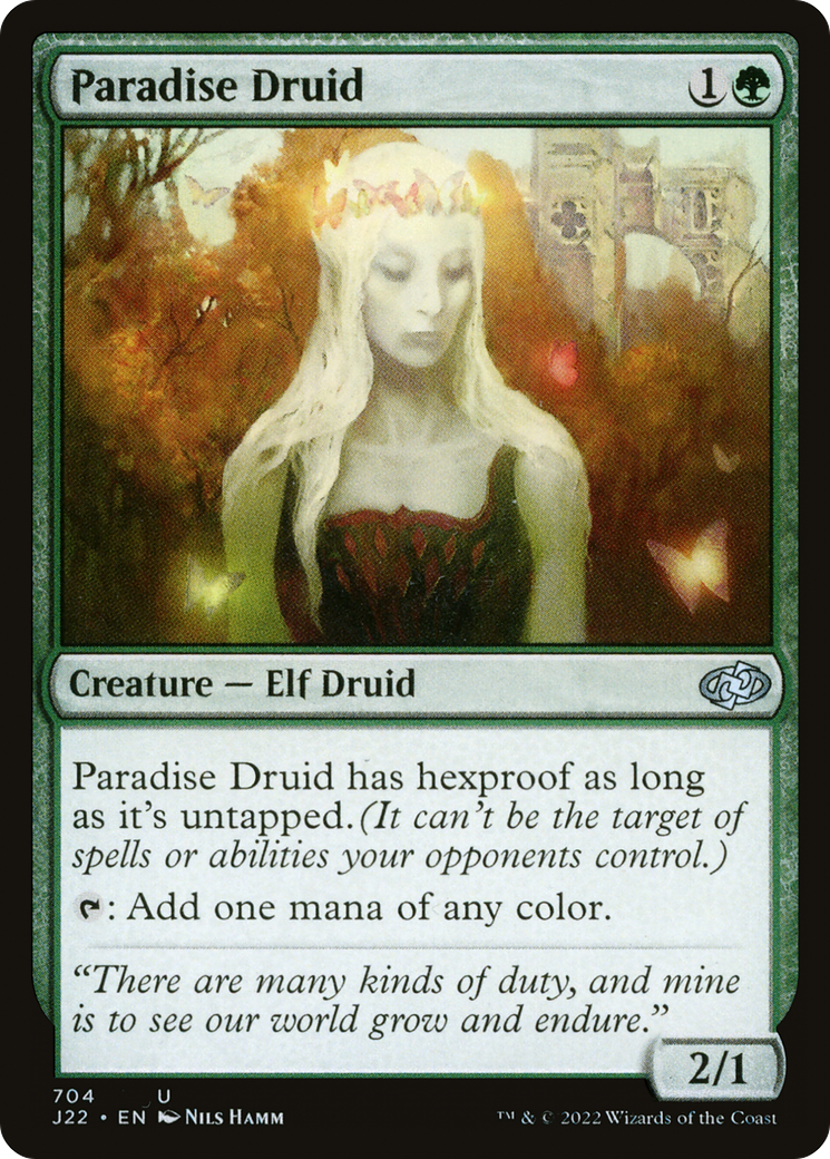 Paradise Druid [Jumpstart 2022] | Cards and Coasters CA