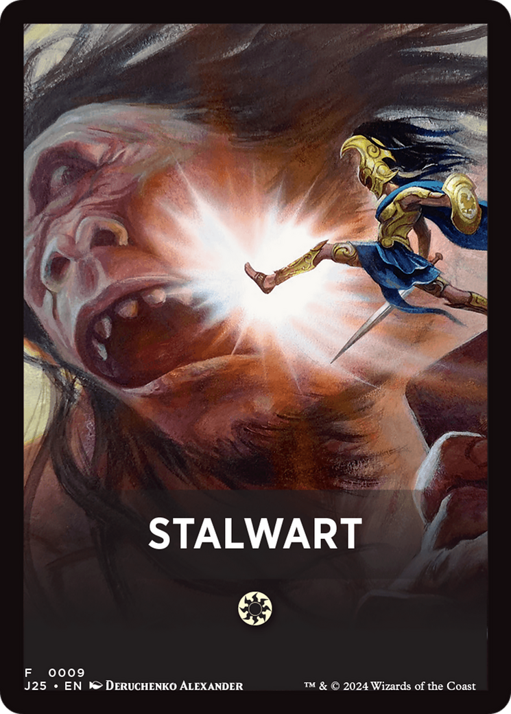 Stalwart Theme Card [Foundations Jumpstart Front Cards] | Cards and Coasters CA