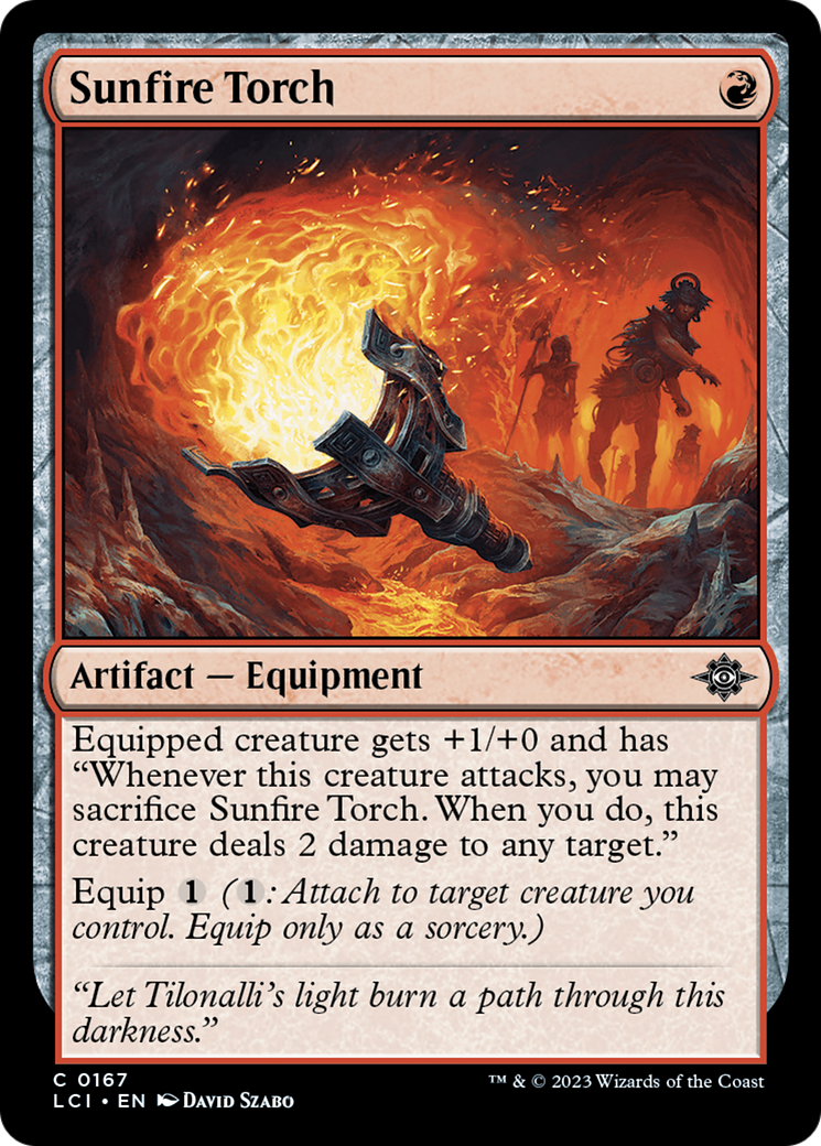 Sunfire Torch [The Lost Caverns of Ixalan] | Cards and Coasters CA