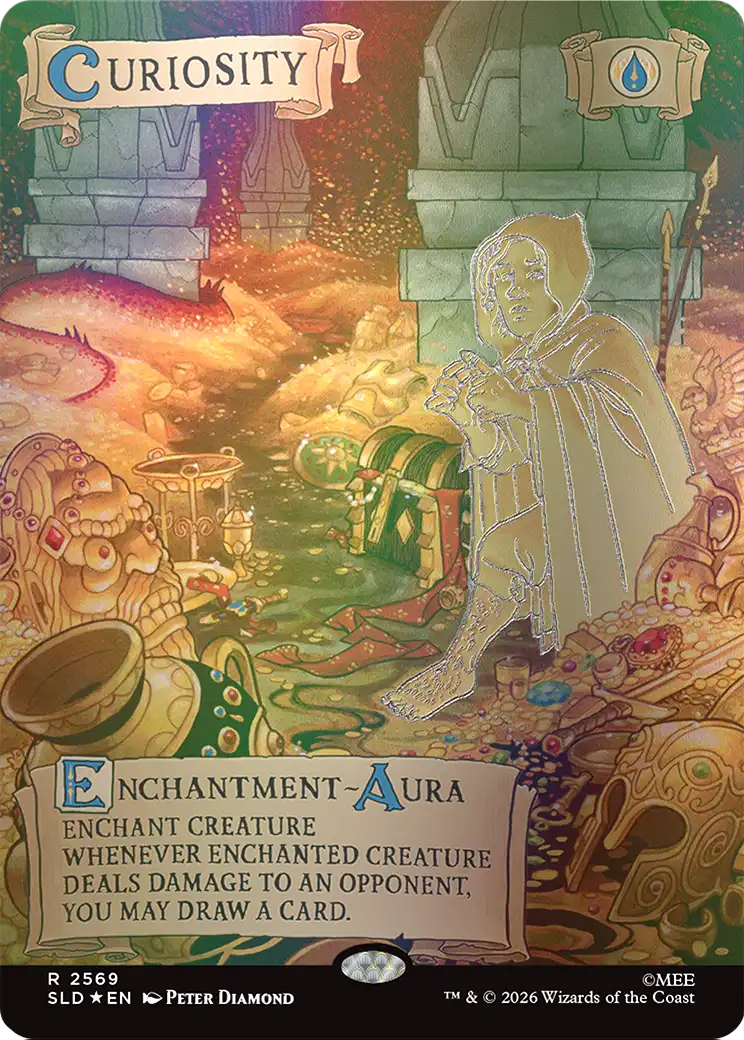 Curiosity (2569) (Out Of Sight Foil) [Secret Lair Drop Series] | Cards and Coasters CA