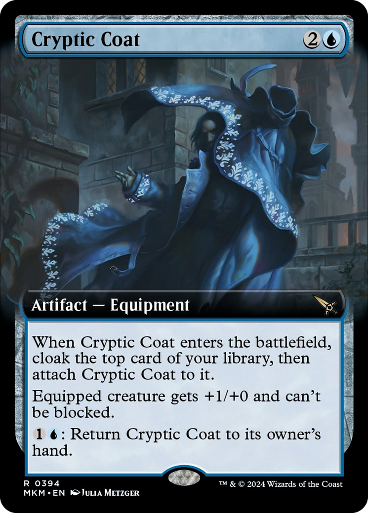 Cryptic Coat (Extended Art) [Murders at Karlov Manor] | Cards and Coasters CA