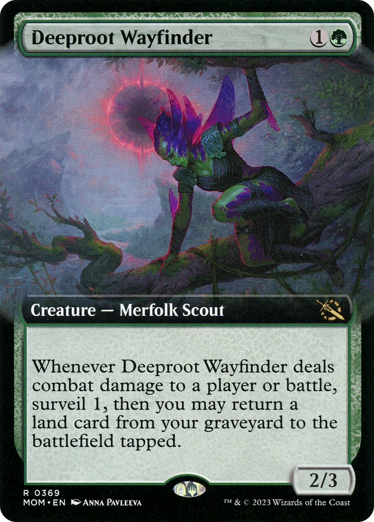 Deeproot Wayfinder (Extended Art) [March of the Machine] | Cards and Coasters CA