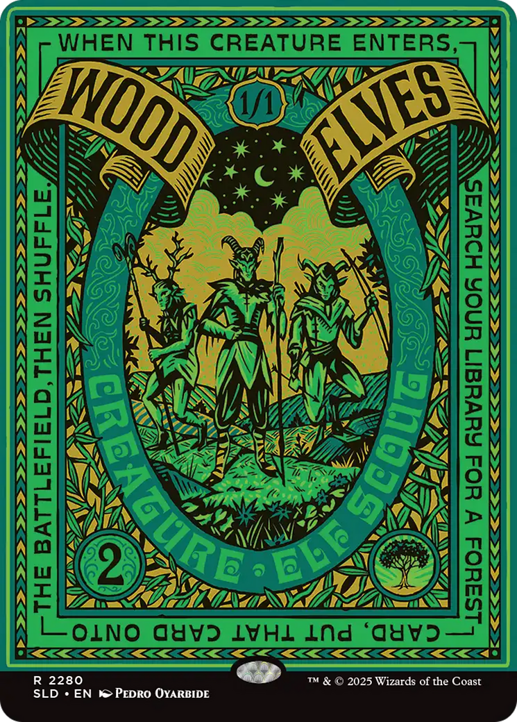 Wood Elves (2280) [Secret Lair Drop Series] | Cards and Coasters CA