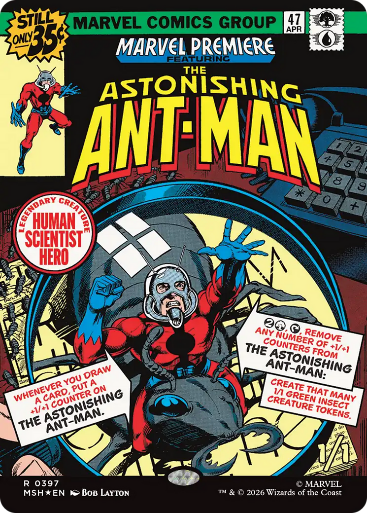 The Astonishing Ant-Man (Borderless) [Marvel Super Heroes] | Cards and Coasters CA