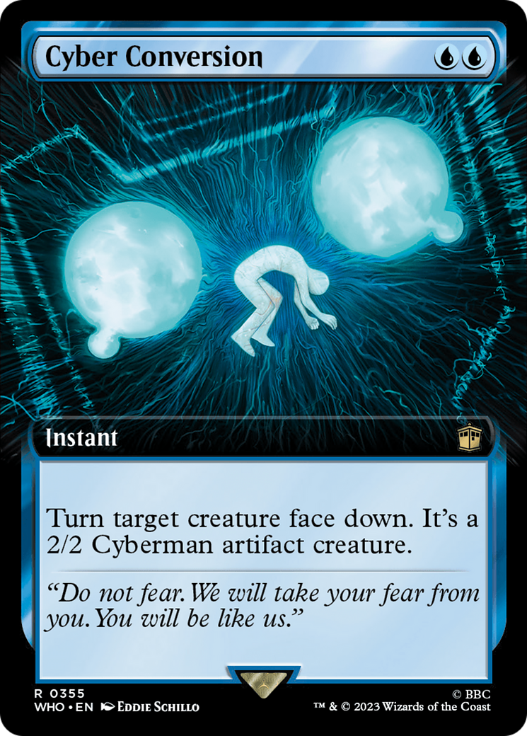 Cyber Conversion (Extended Art) [Doctor Who] | Cards and Coasters CA