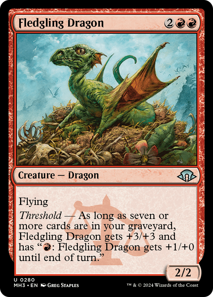 Fledgling Dragon [Modern Horizons 3] | Cards and Coasters CA