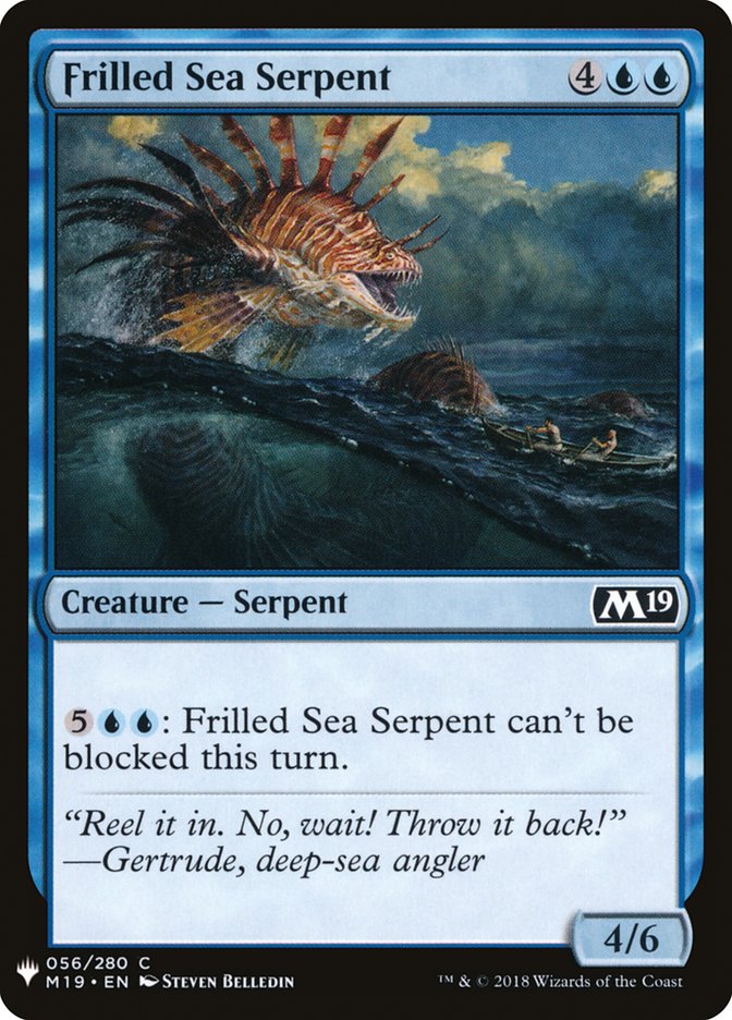 Frilled Sea Serpent [Mystery Booster] | Cards and Coasters CA