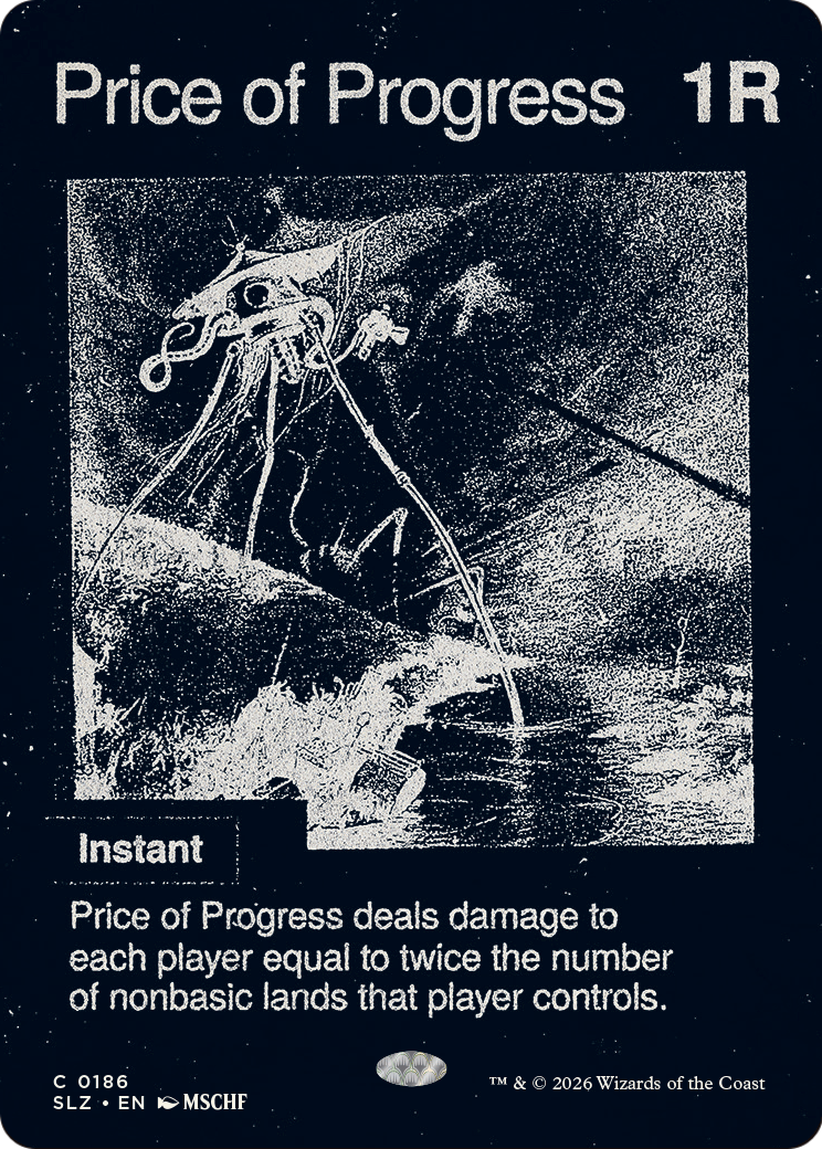 Price of Progress (0186) [Secret Lair x MSCHF: The Zeta Set] | Cards and Coasters CA