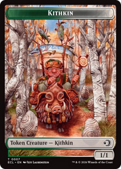 Elf // Kithkin (0007) Double-Sided Token [Lorwyn Eclipsed Tokens] | Cards and Coasters CA