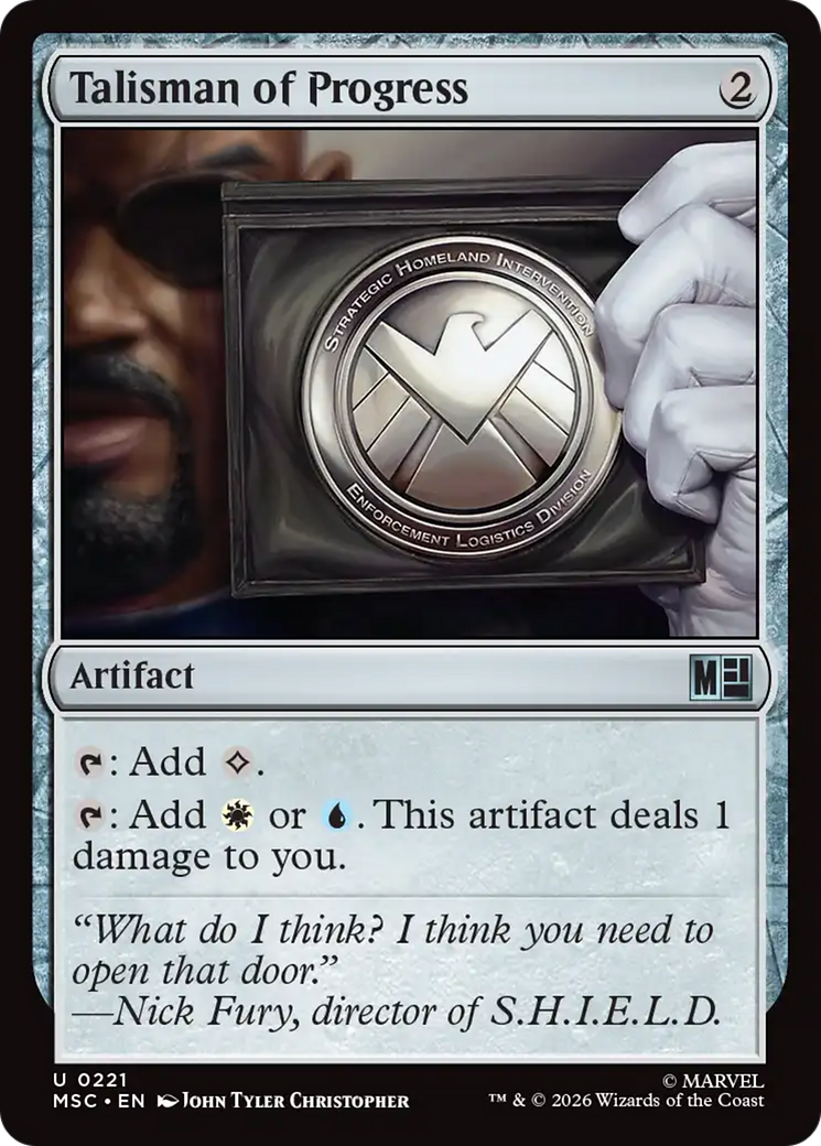 Talisman of Progress [Marvel Super Heroes Commander] | Cards and Coasters CA