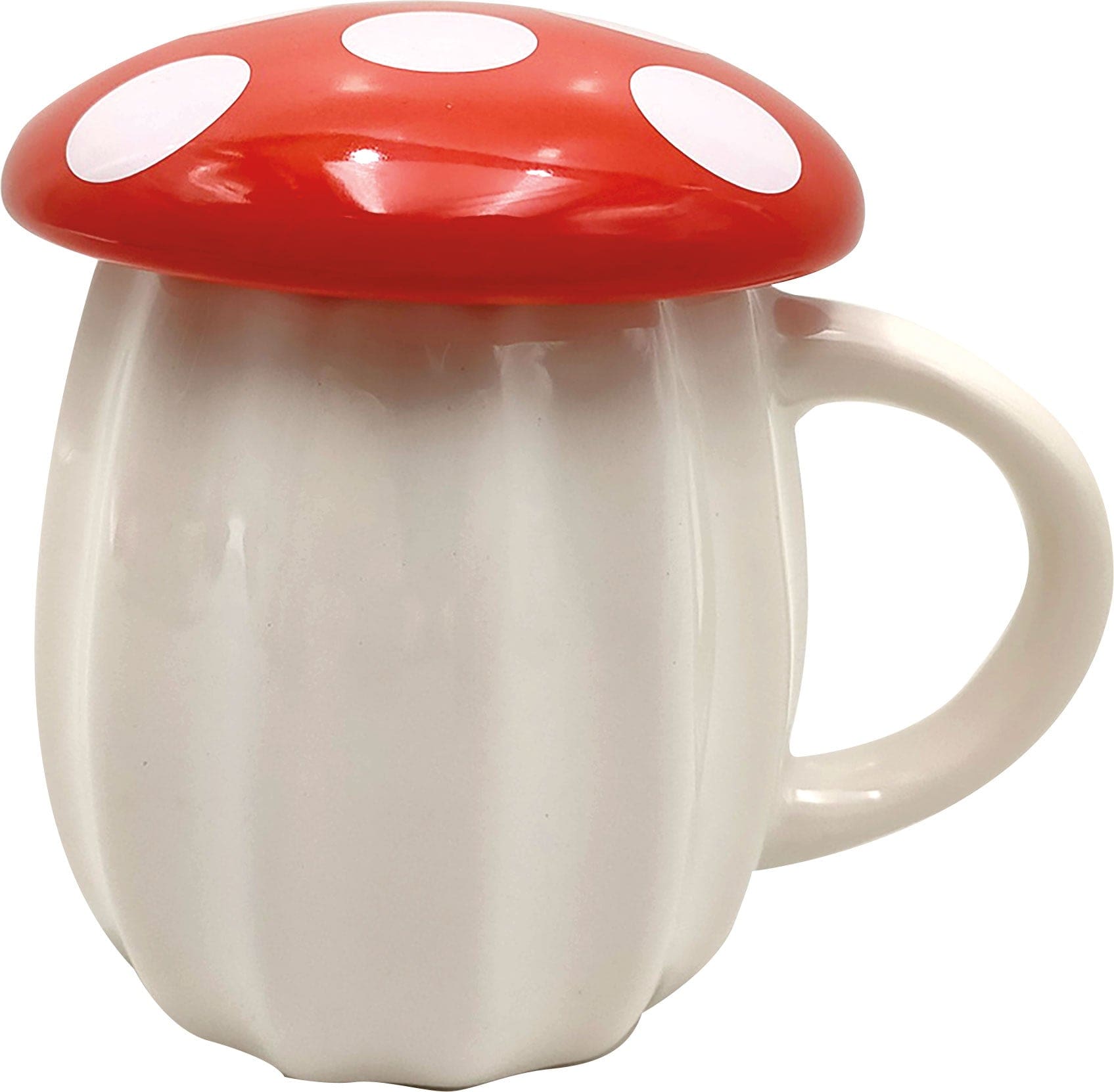 Mushroom Molded Mug With Lid | Cards and Coasters CA