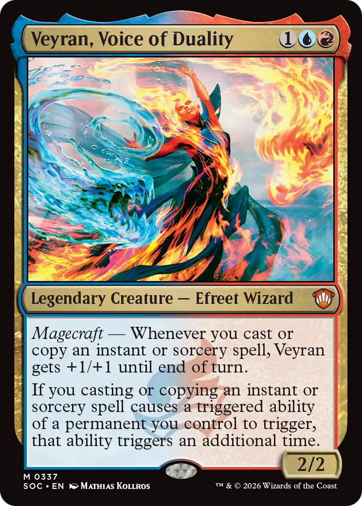 Veyran, Voice of Duality [Secrets of Strixhaven Commander] | Cards and Coasters CA