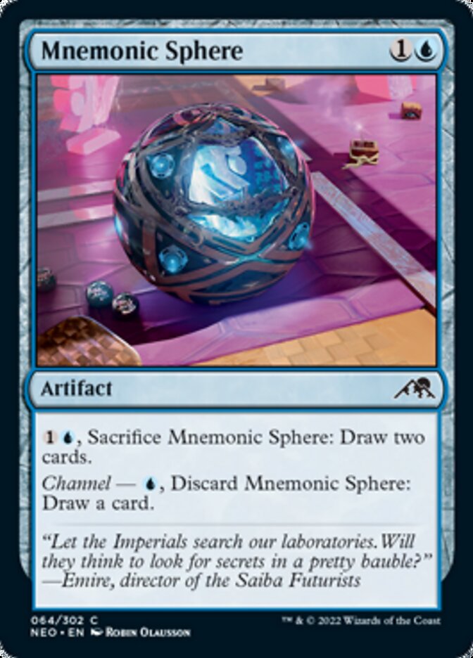 Mnemonic Sphere [Kamigawa: Neon Dynasty] | Cards and Coasters CA