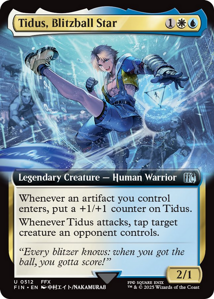 Tidus, Blitzball Star (Extended Art) [FINAL FANTASY] | Cards and Coasters CA