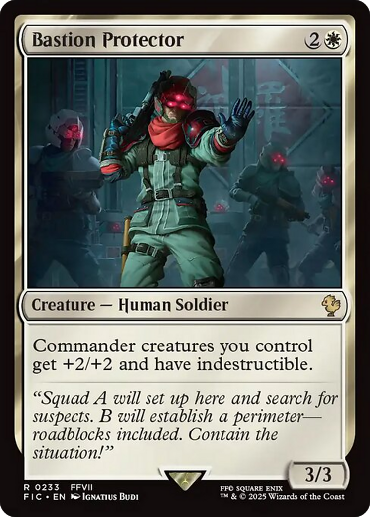 Bastion Protector [FINAL FANTASY Commander] | Cards and Coasters CA