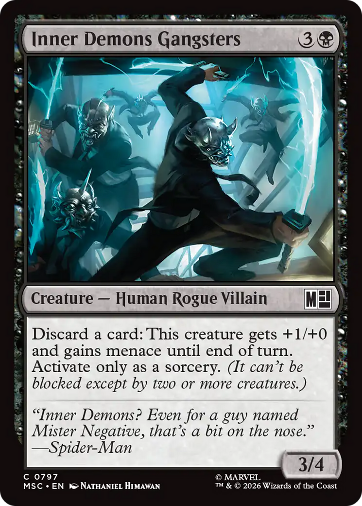 Inner Demons Gangsters [Marvel Super Heroes Commander] | Cards and Coasters CA