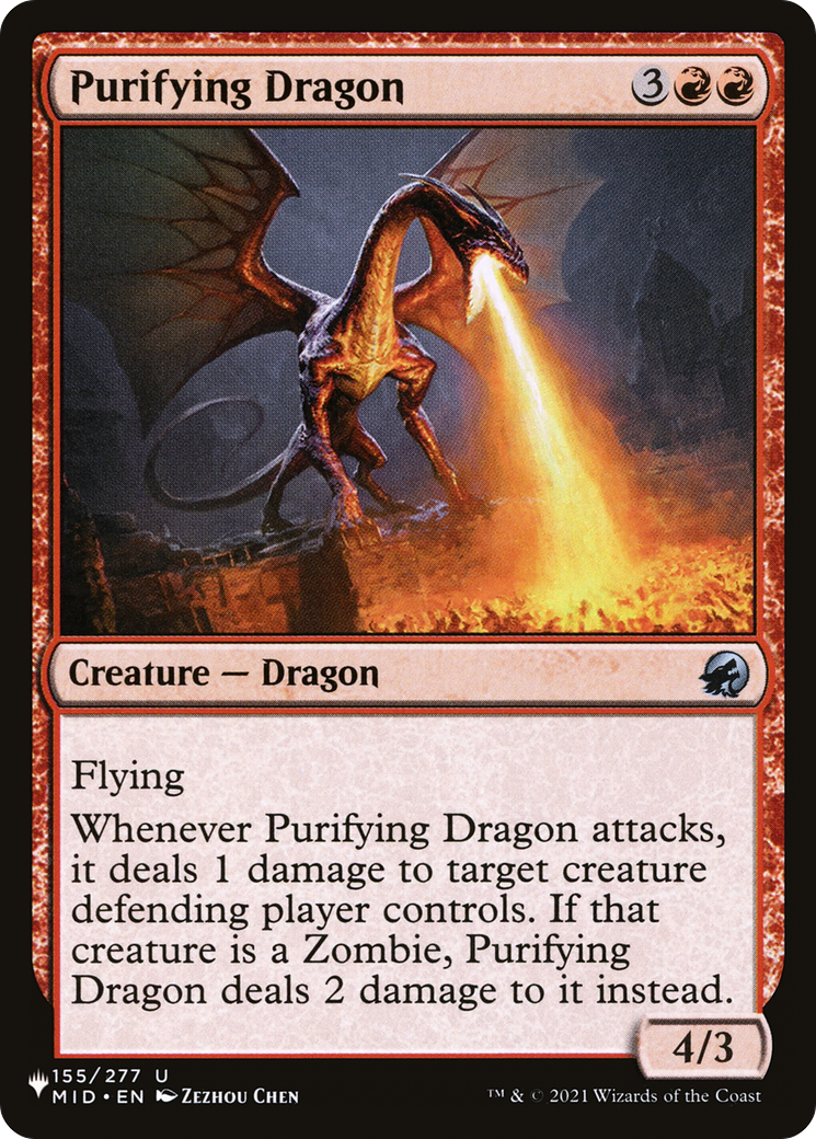 Purifying Dragon [The List] | Cards and Coasters CA