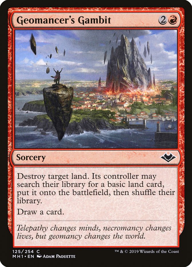 Geomancer's Gambit [Modern Horizons] | Cards and Coasters CA