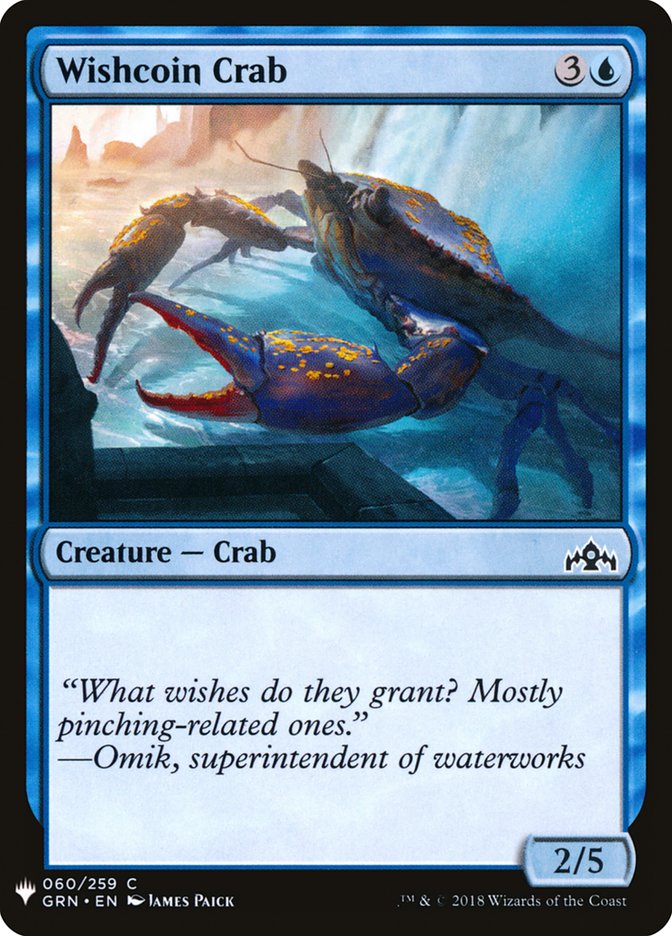 Wishcoin Crab [Mystery Booster] | Cards and Coasters CA