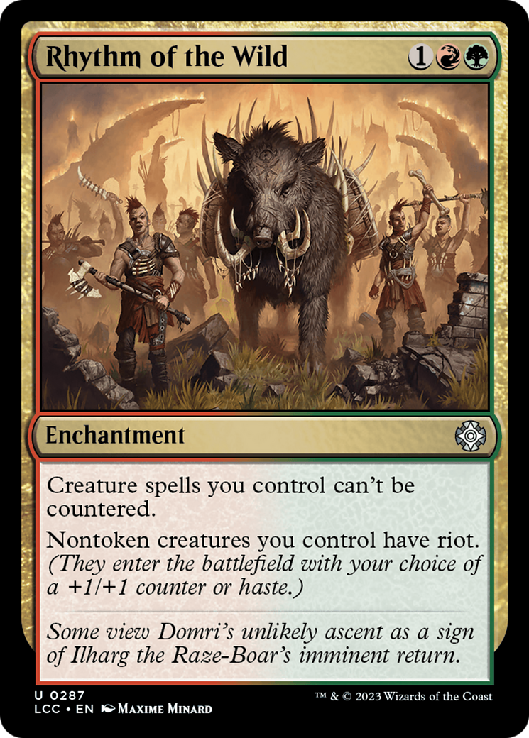 Rhythm of the Wild [The Lost Caverns of Ixalan Commander] | Cards and Coasters CA