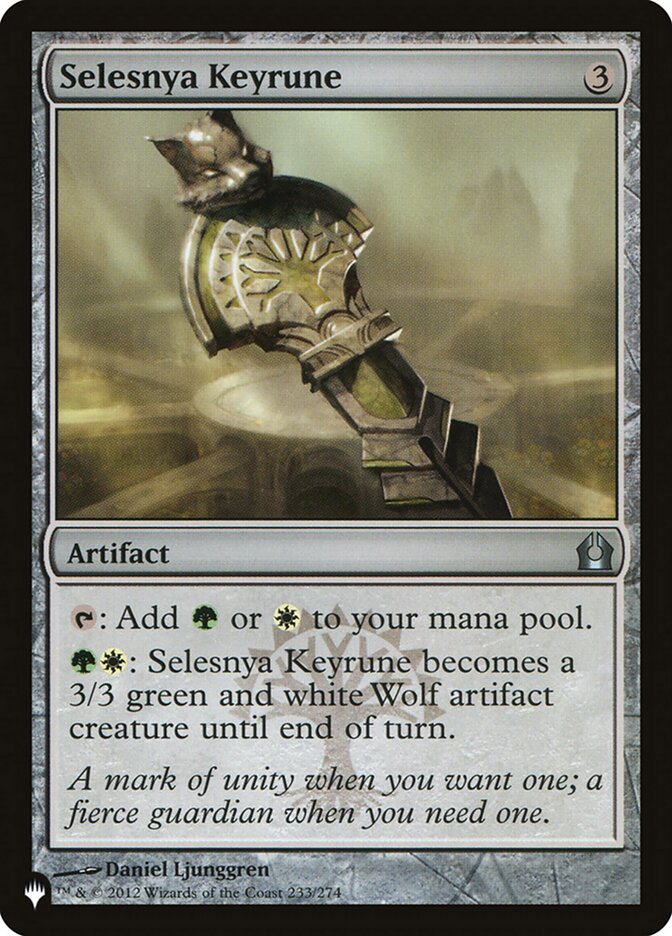 Selesnya Keyrune [The List] | Cards and Coasters CA