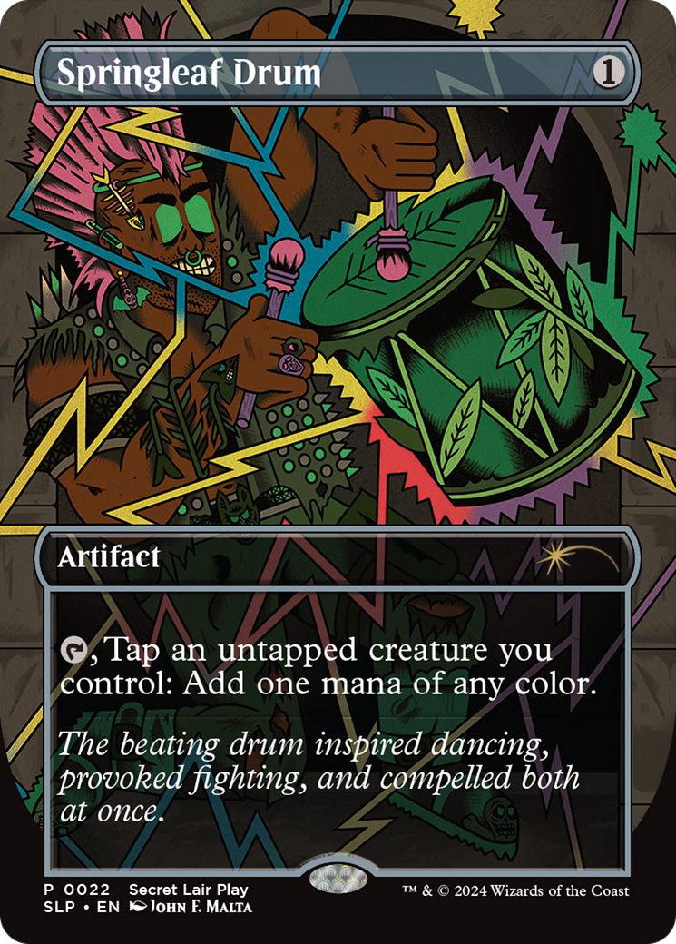 Springleaf Drum [Pro Tour Promos] | Cards and Coasters CA