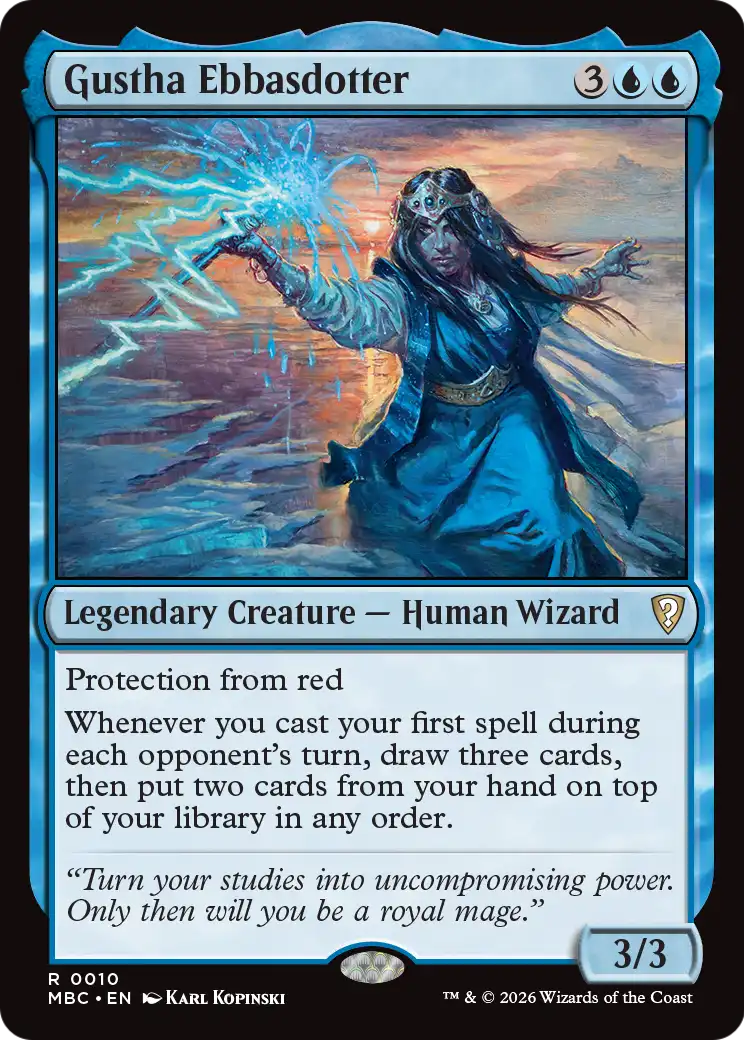 Gustha Ebbasdotter [Mystery Booster: Commander Edition] | Cards and Coasters CA