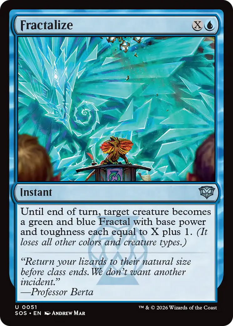 Fractalize [Secrets of Strixhaven] | Cards and Coasters CA