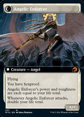 Enduring Angel // Angelic Enforcer (Extended Art) [Innistrad: Midnight Hunt] | Cards and Coasters CA