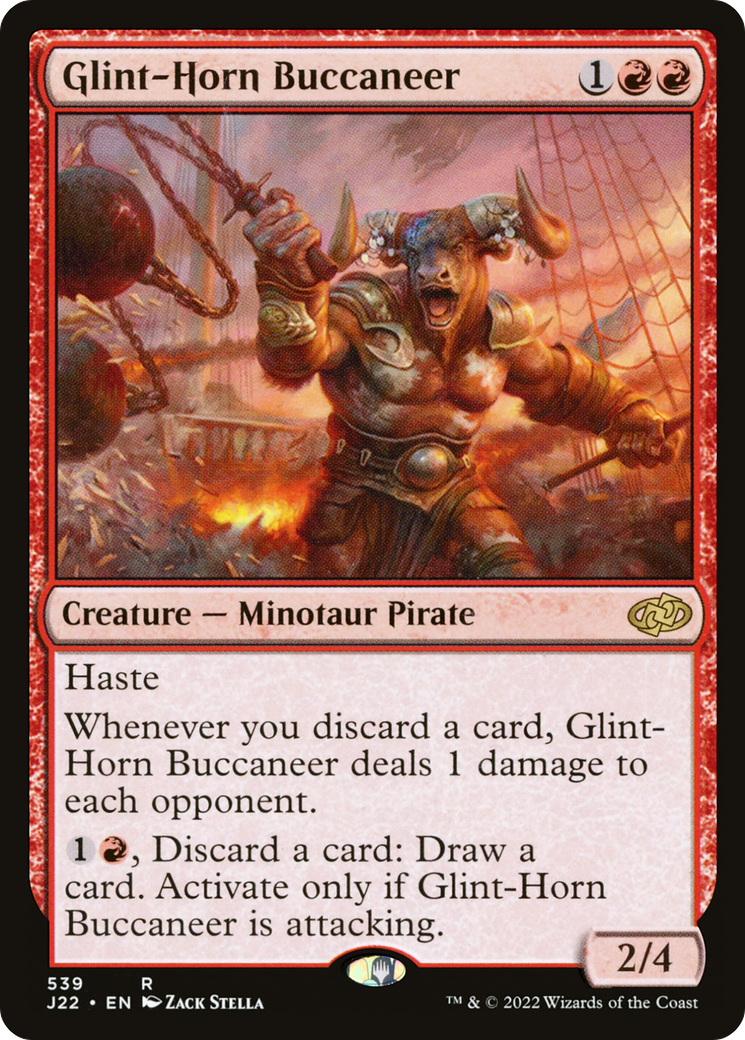 Glint-Horn Buccaneer [Jumpstart 2022] | Cards and Coasters CA