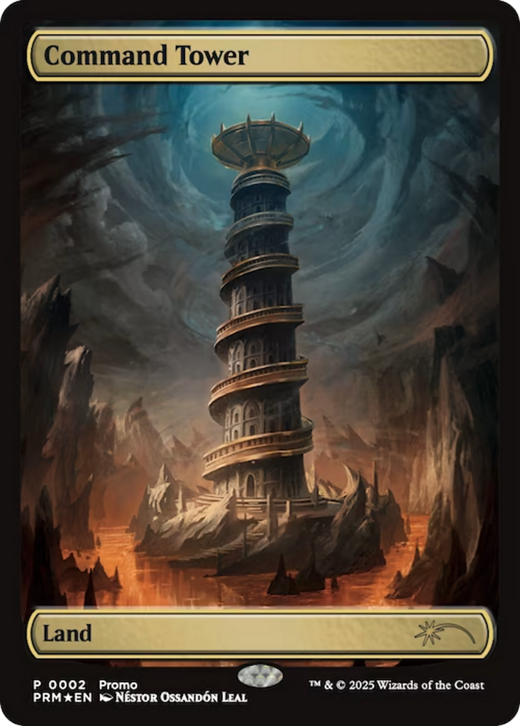 Command Tower [Wizards Play Network 2025] | Cards and Coasters CA