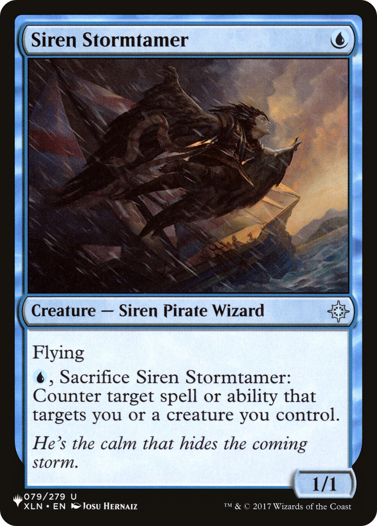 Siren Stormtamer [The List Reprints] | Cards and Coasters CA