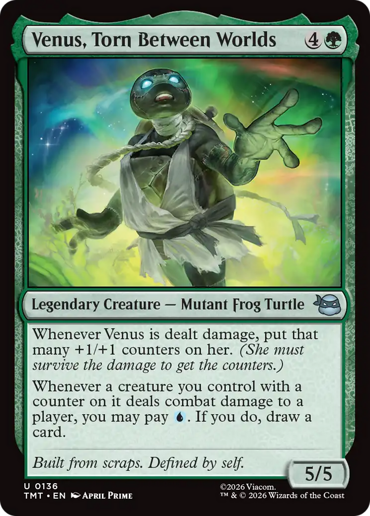 Venus, Torn Between Worlds [Teenage Mutant Ninja Turtles] | Cards and Coasters CA