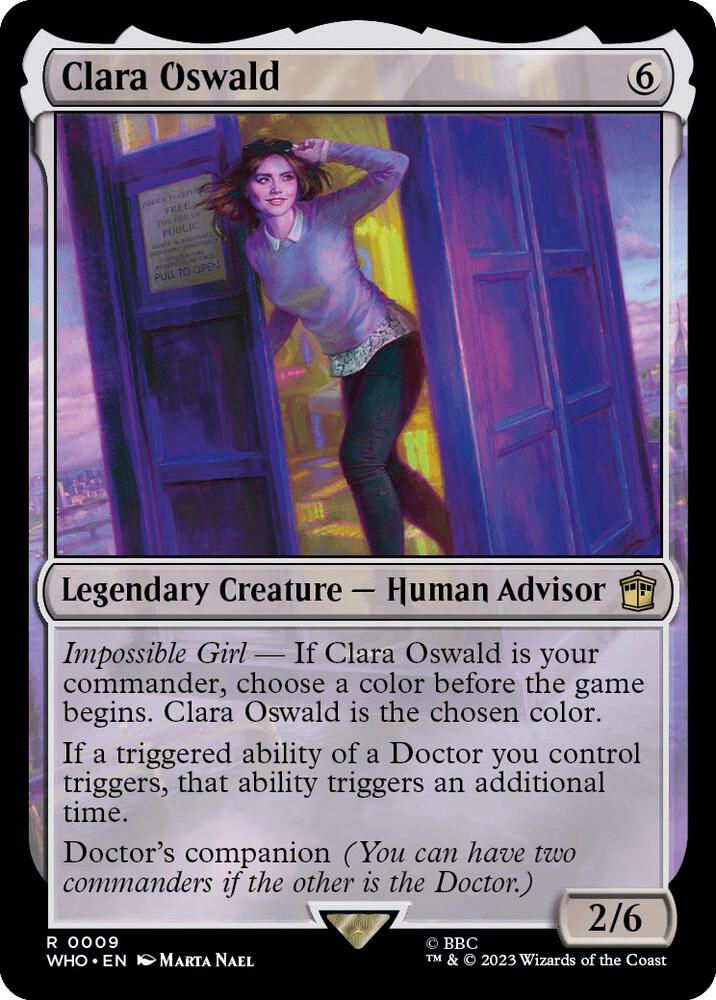 Clara Oswald [Doctor Who] | Cards and Coasters CA