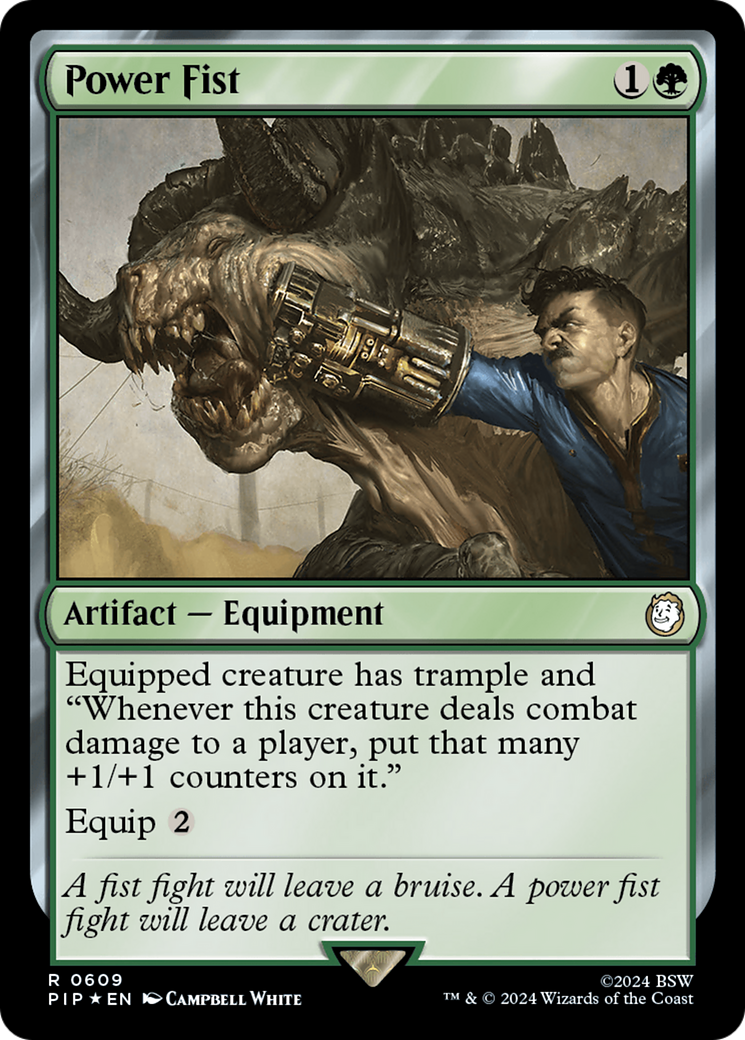 Power Fist (Surge Foil) [Fallout] | Cards and Coasters CA