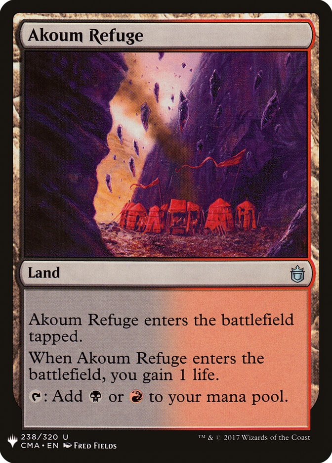 Akoum Refuge [Mystery Booster] | Cards and Coasters CA