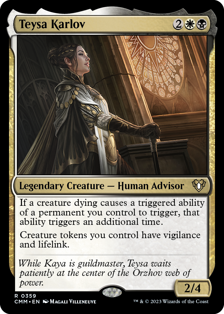 Teysa Karlov [Commander Masters] | Cards and Coasters CA