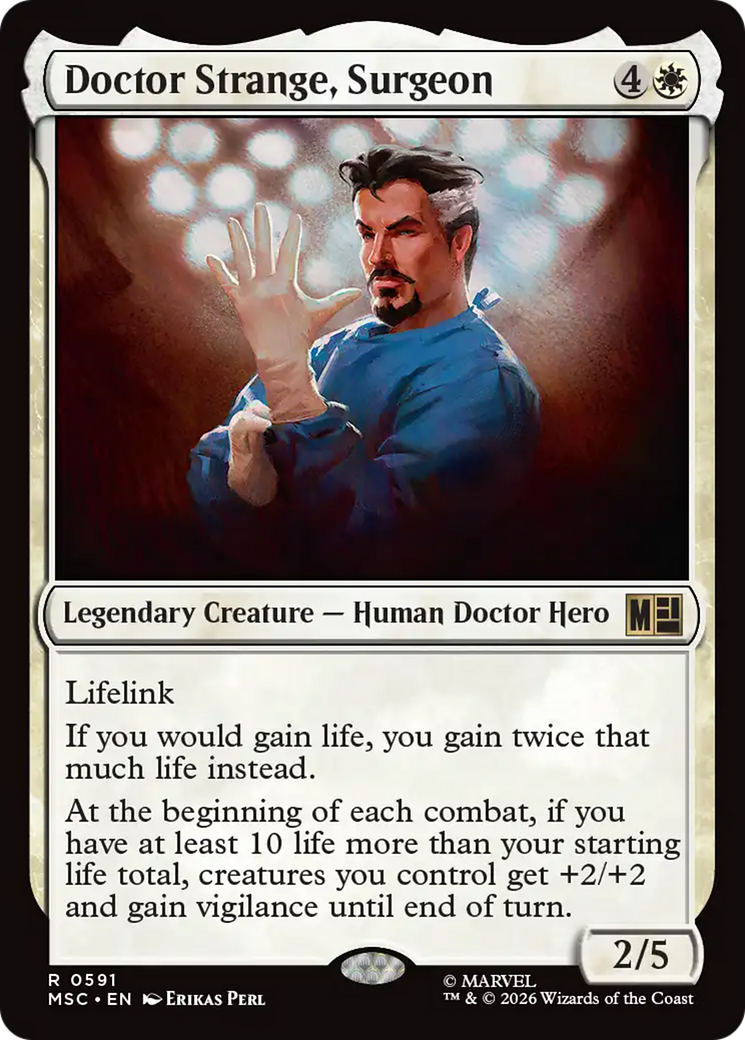 Doctor Strange, Surgeon [Marvel Super Heroes Commander] | Cards and Coasters CA
