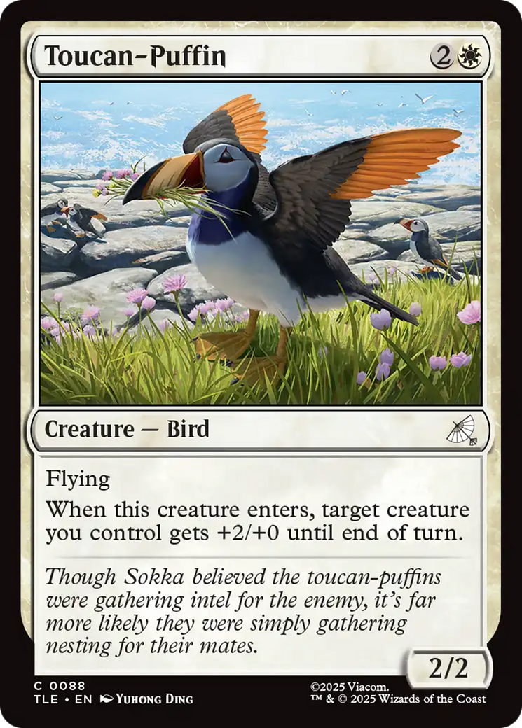 Toucan-Puffin [Avatar: The Last Airbender: Eternal-Legal] | Cards and Coasters CA
