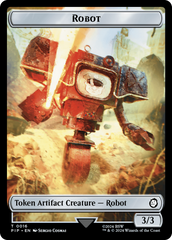 Treasure (0019) // Robot Double-Sided Token [Fallout Tokens] | Cards and Coasters CA