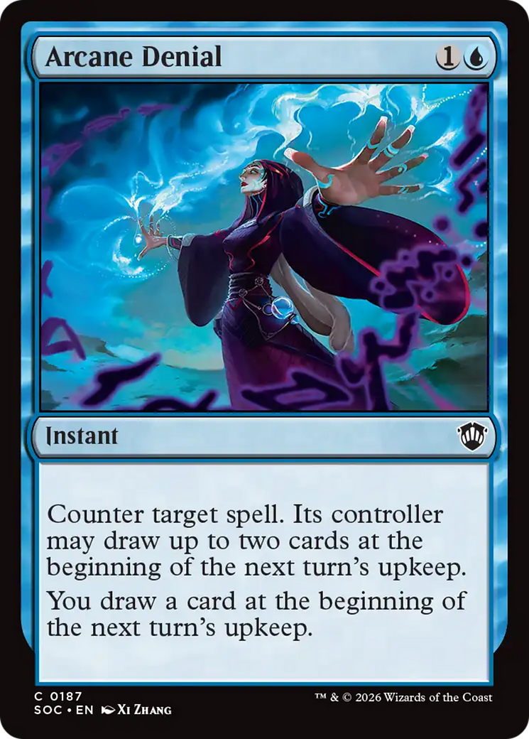 Arcane Denial [Secrets of Strixhaven Commander] | Cards and Coasters CA