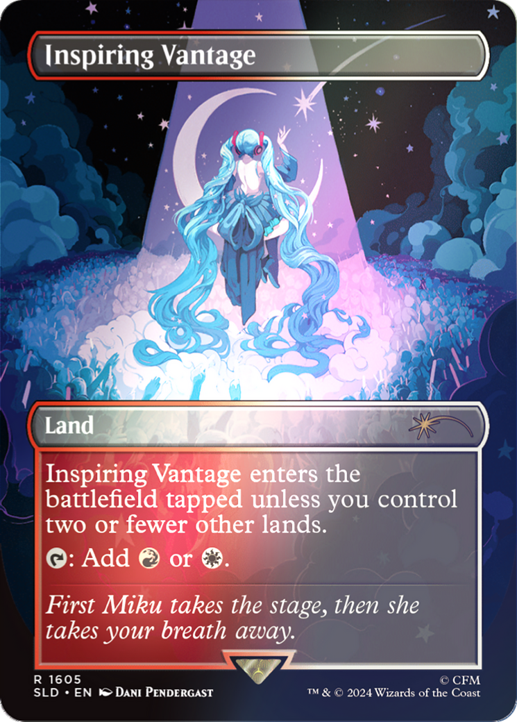 Inspiring Vantage (1605) (Rainbow Foil) [Secret Lair Drop Series] | Cards and Coasters CA