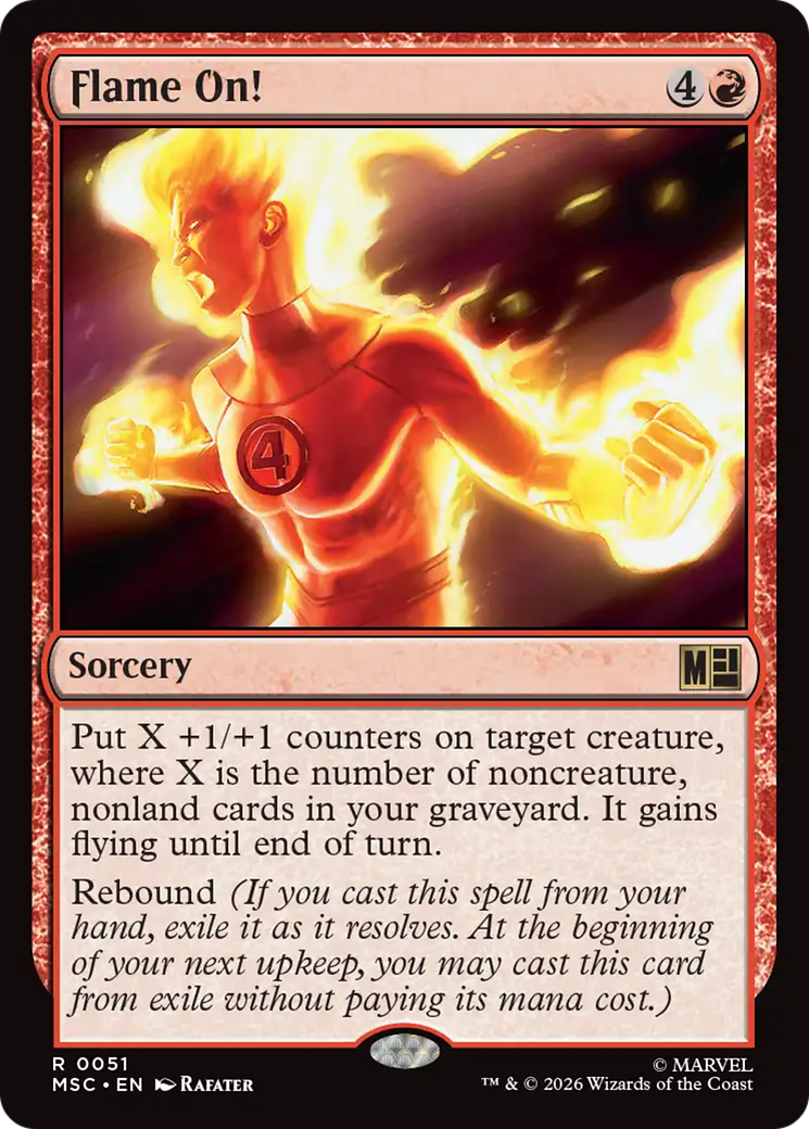 Flame On! [Marvel Super Heroes Commander] | Cards and Coasters CA