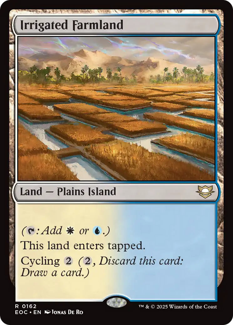 Irrigated Farmland [Edge of Eternities Commander] | Cards and Coasters CA
