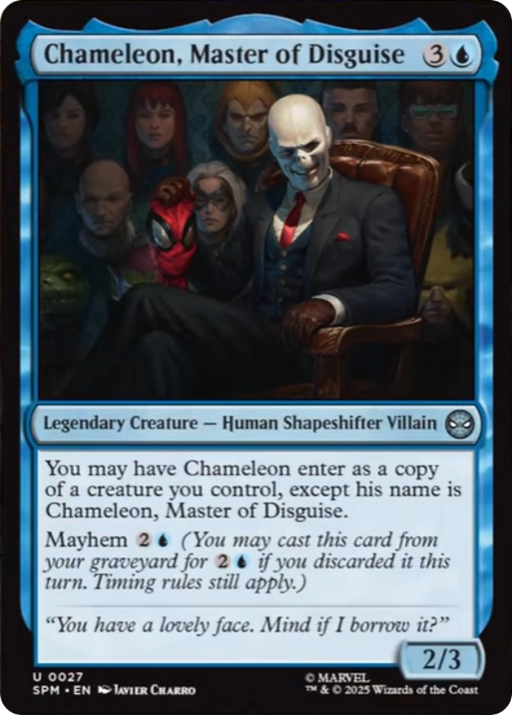 Chameleon, Master of Disguise [Marvel's Spider-Man] | Cards and Coasters CA