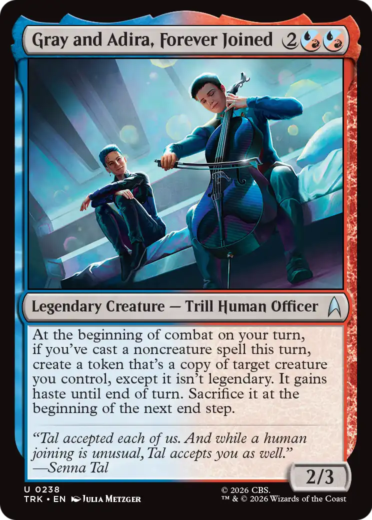 Gray and Adira, Forever Joined [Star Trek] | Cards and Coasters CA