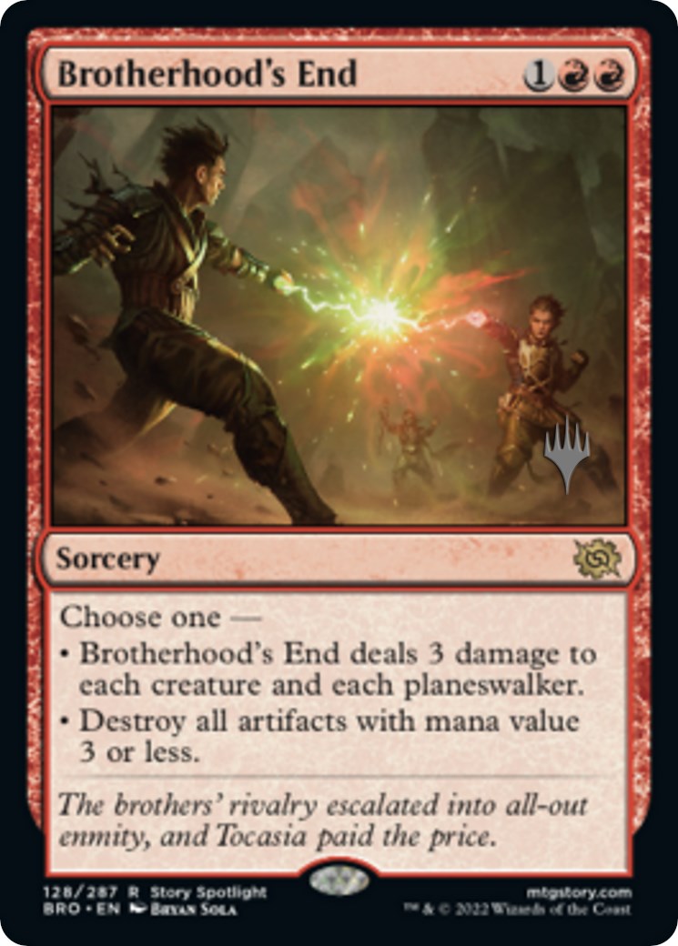 Brotherhood's End (Promo Pack) [The Brothers' War Promos] | Cards and Coasters CA