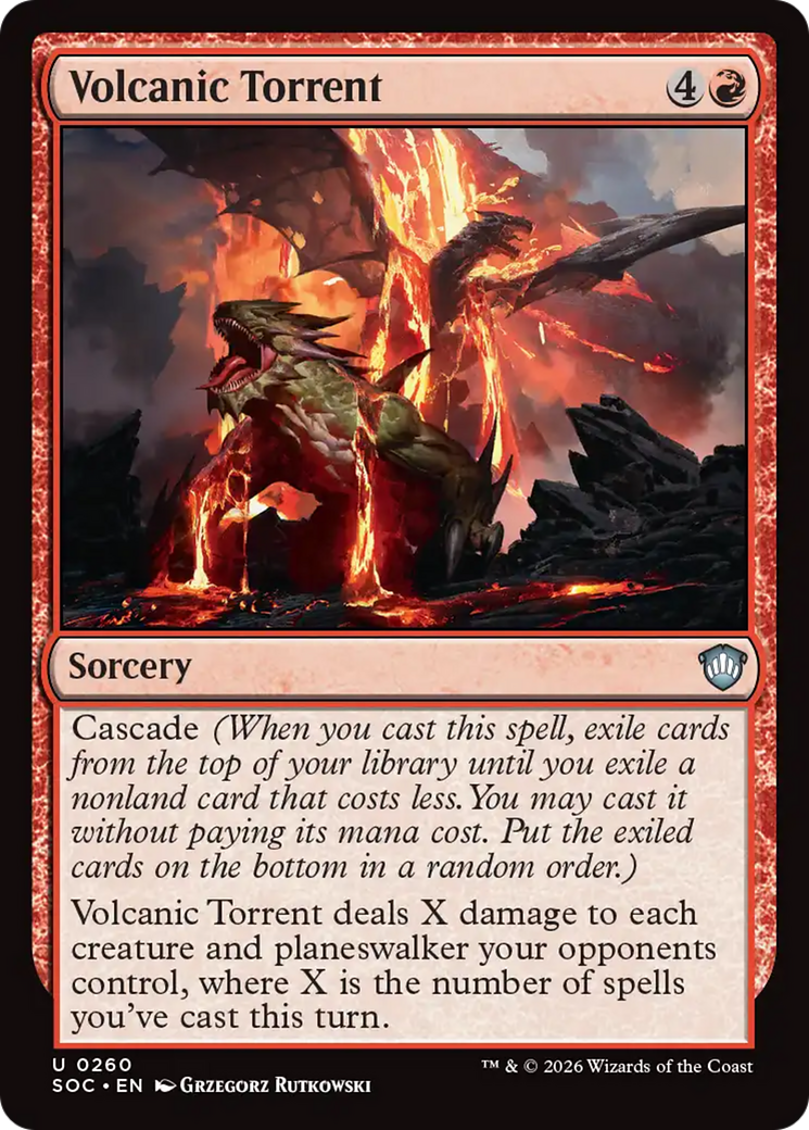 Volcanic Torrent [Secrets of Strixhaven Commander] | Cards and Coasters CA
